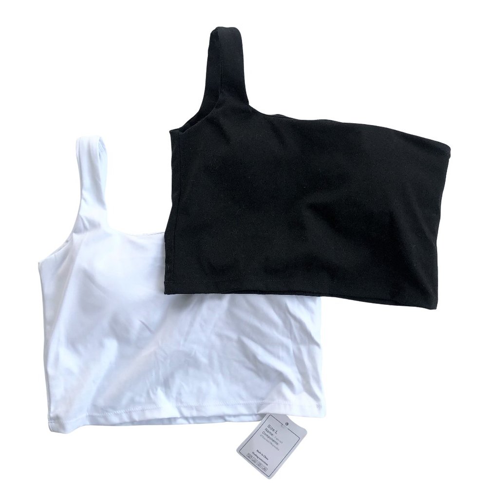 NWT Lot of 2 One Shoulder Tops
